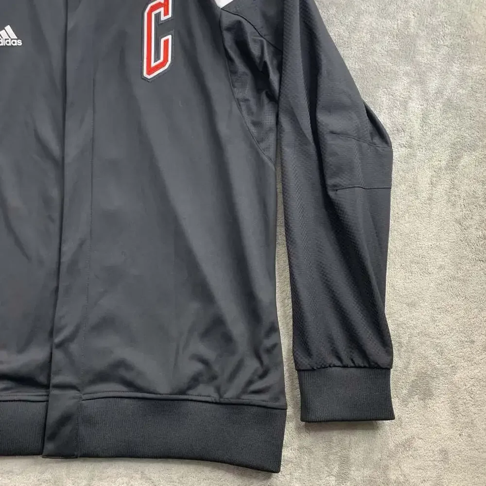 Adidas Warmup Jacket Men XL +2 Length Chicago Bulls Snap Black NBA Training 2014